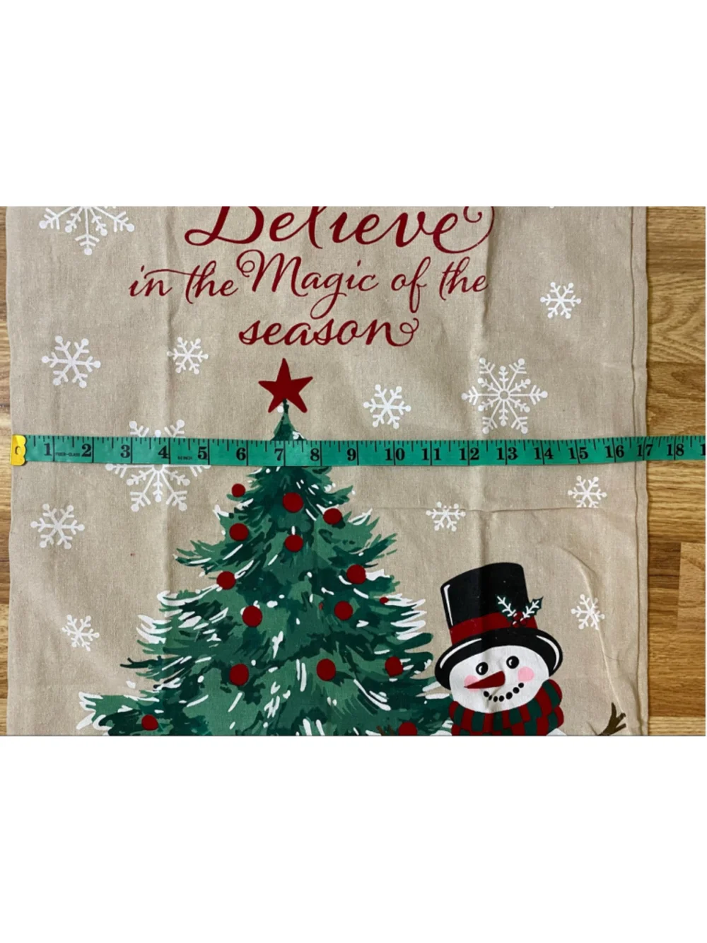 Christmas Gift Bag / Christmas Tree With Snowman NWOT